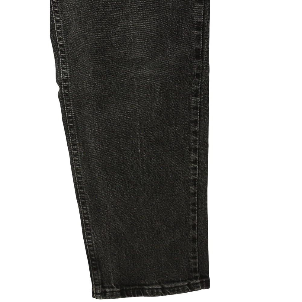 90s Vintage High Waist Straight Leg Jeans Womens 12 Black Stretch Denim Riders - Picture 7 of 9
